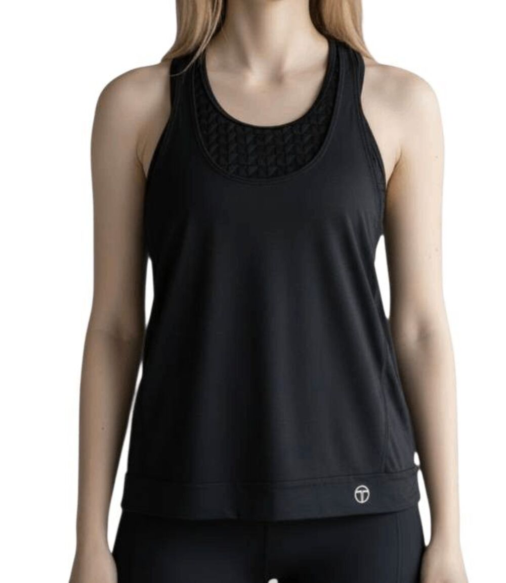 TRINA TURK Built-In Bra Racerback Athletic Tank Size Small